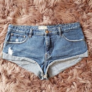 Free People Shorts - Free People denim shorts Free People Shorts - Free People denim shorts